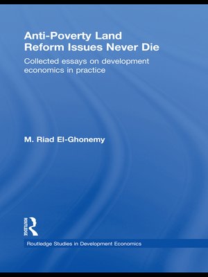 cover image of Anti-Poverty Land Reform Issues Never Die